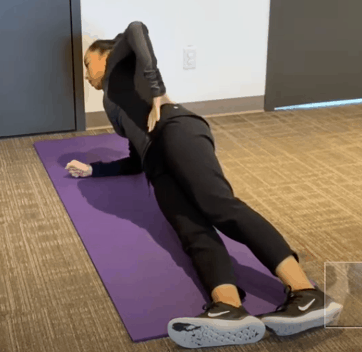 how to do the side bridge exercise